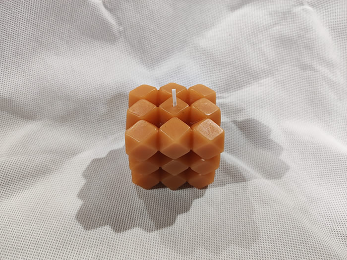 geo prism candle