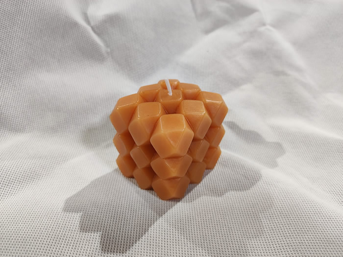 geo prism candle