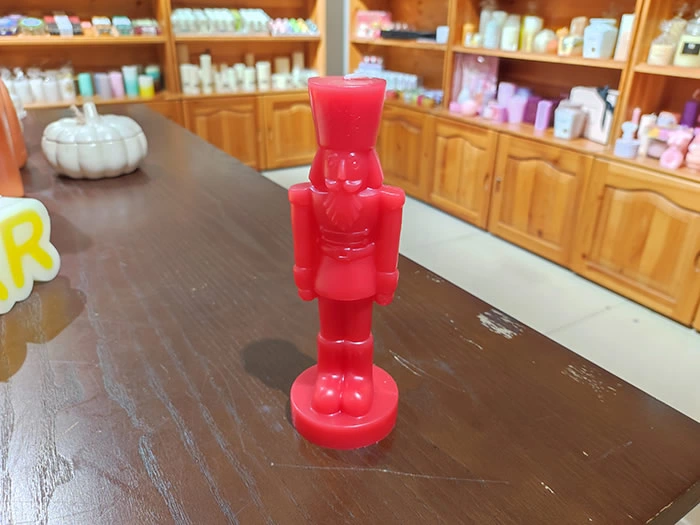 nutcracker figure candle
