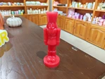 nutcracker figure candle