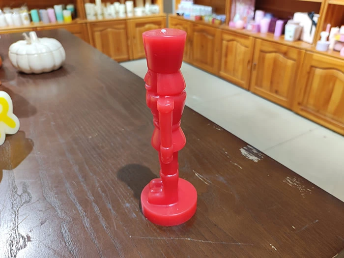 nutcracker figure candle